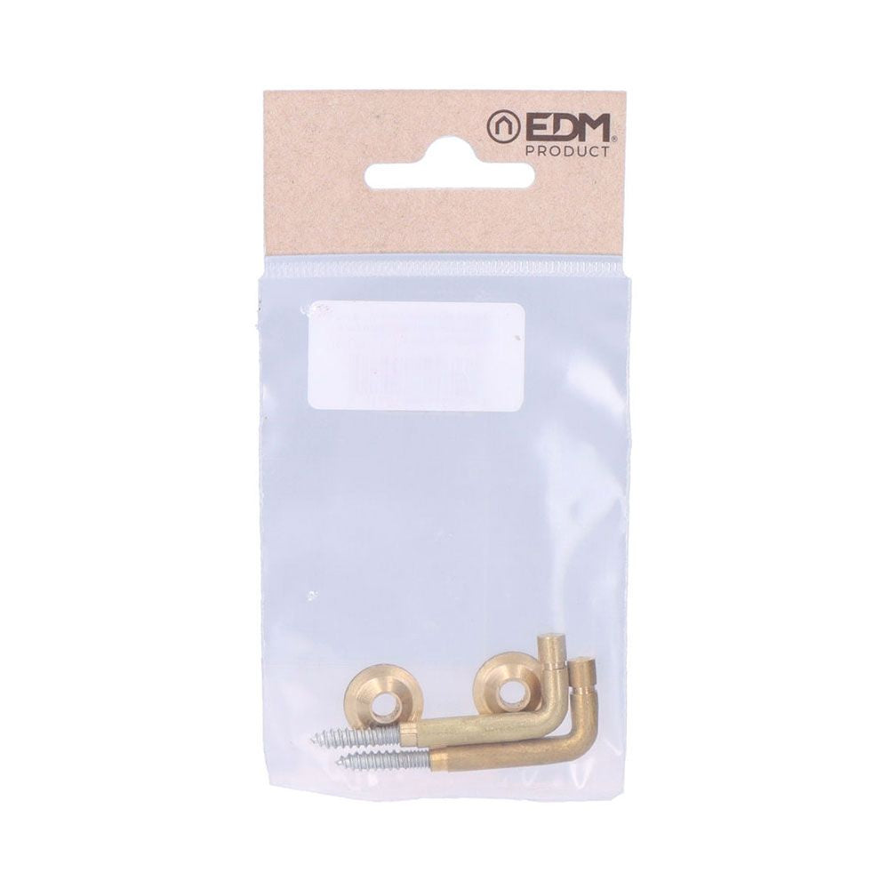 Alzapaños torneados latón 30 mm. recogedor de cortina, 2 uds