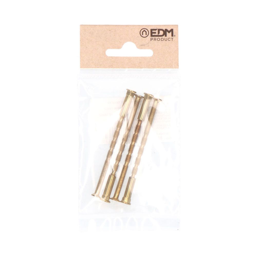Tornillo pasante multicorte trn02 m4x75mm latonado