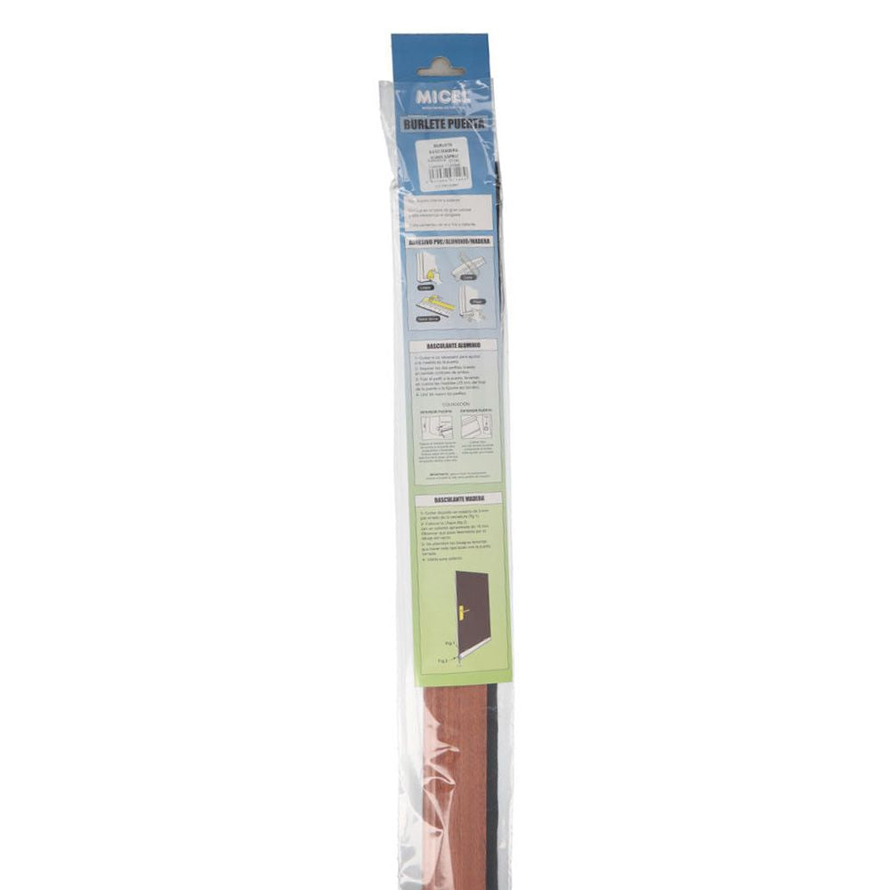 Burlete basculante madera blt02 915 mm