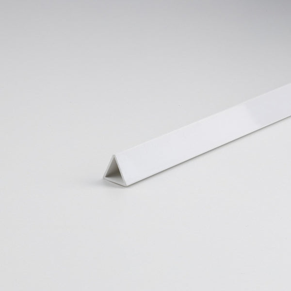Perfil junquillo triangular pvc blanco 1000 x ø12 mm – PaperEstan