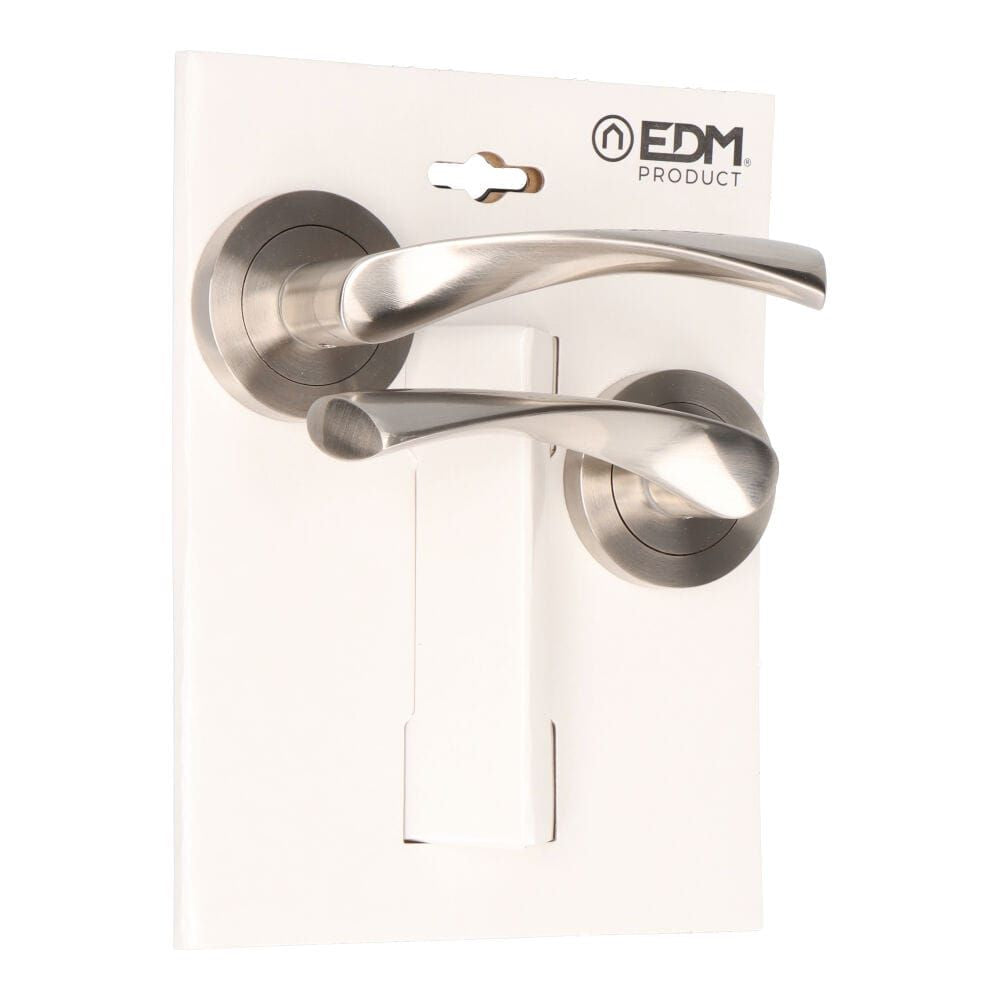 Juego roseta 707 níquel satinado ø 65 x 120 mm