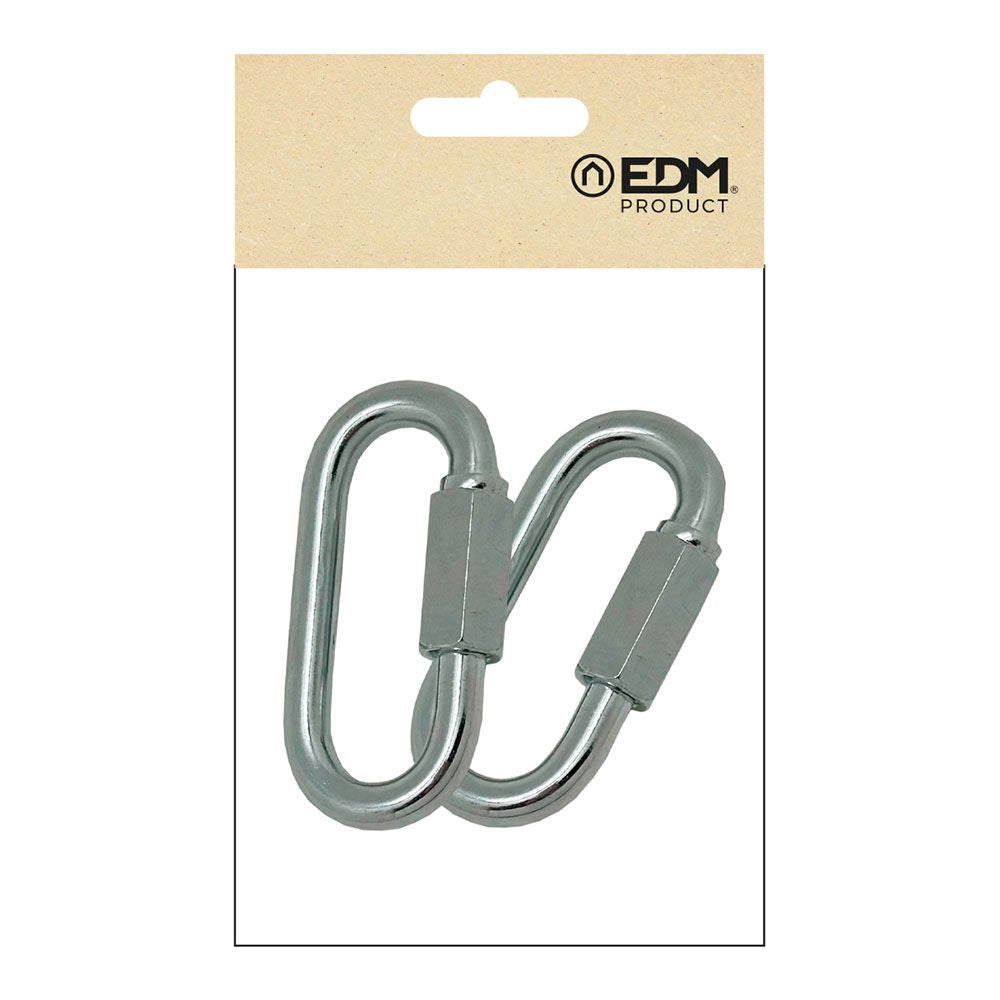 Eslabón rápido esl01, acero galvanizado, 4 mm. 2 unidades
