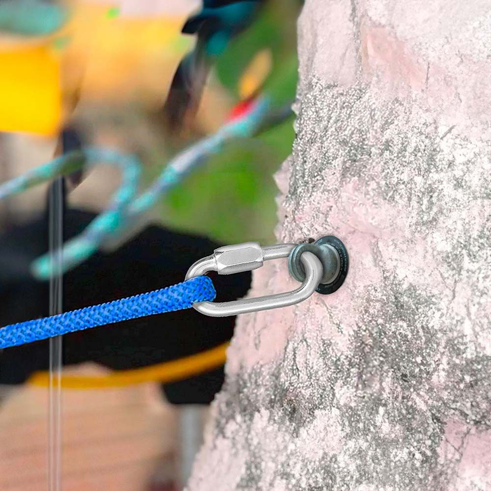 Eslabón rápido esl01, acero galvanizado, 6 mm. 2 unidades