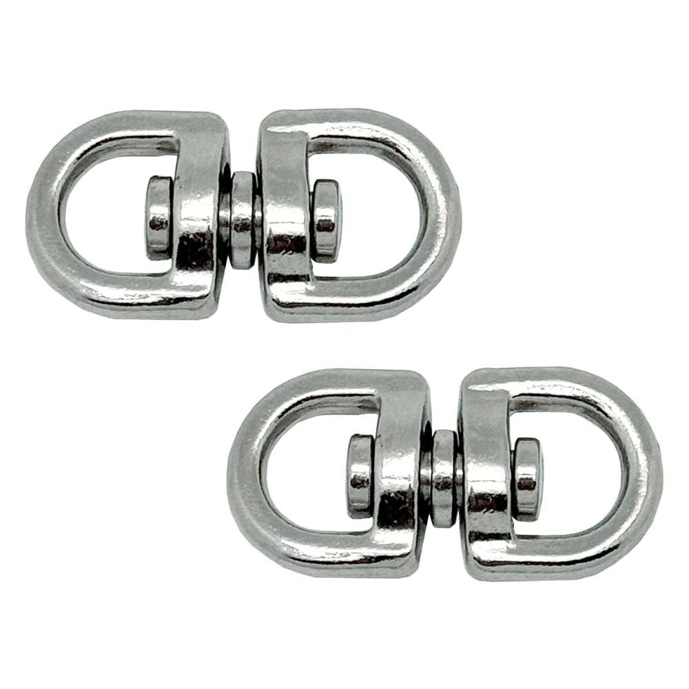 Anilla giratoria ap12, acero níquelado, 10 mm, 3/8". 2 unidades