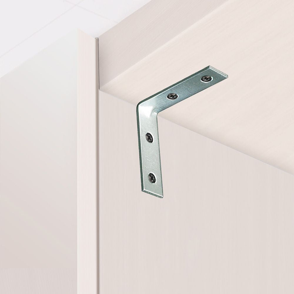 Ángulo refuerzo an02, acero zincado, 30 x 30 x 15 mm. 4 unidades