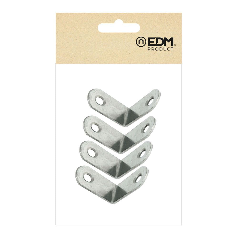 Ángulo refuerzo an24, acero inoxidable, 30 x 30 x 16 mm. 4 unidades