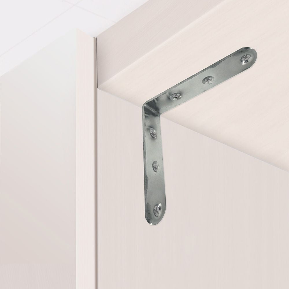 Ángulo refuerzo an24, acero inoxidable, 100 x 100 x 19 mm. 4 unidades