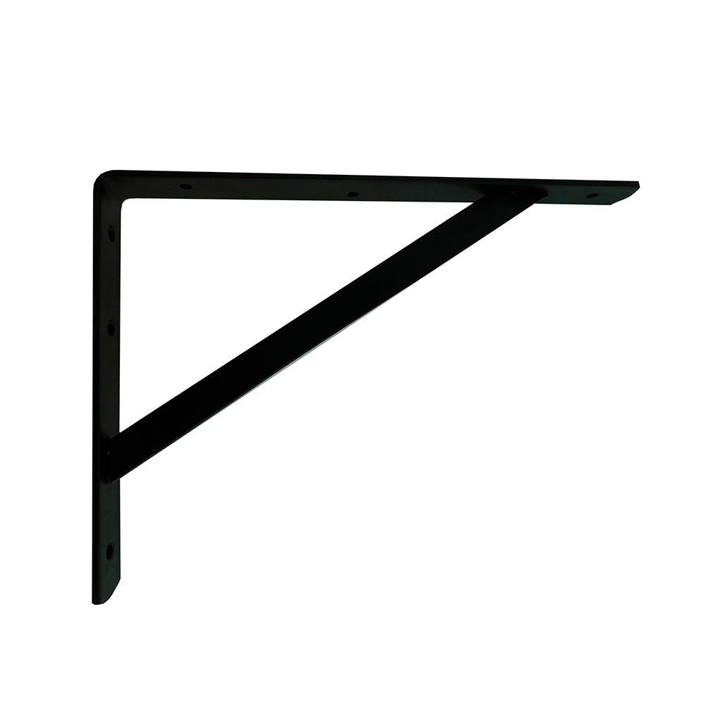 Escuadra reforzada plm04 negro 600 x 400 mm