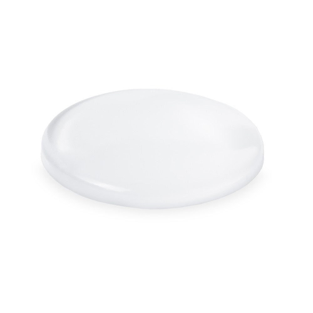 Tope de pared adhesivo, transparente, ø40 x 8 mm, 2 uds, blister