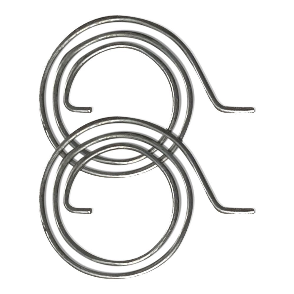 Muelle manilla, modelo mll02, de acero con acabado zincado, ø29 x 1,7 mm, 2 uds, blister