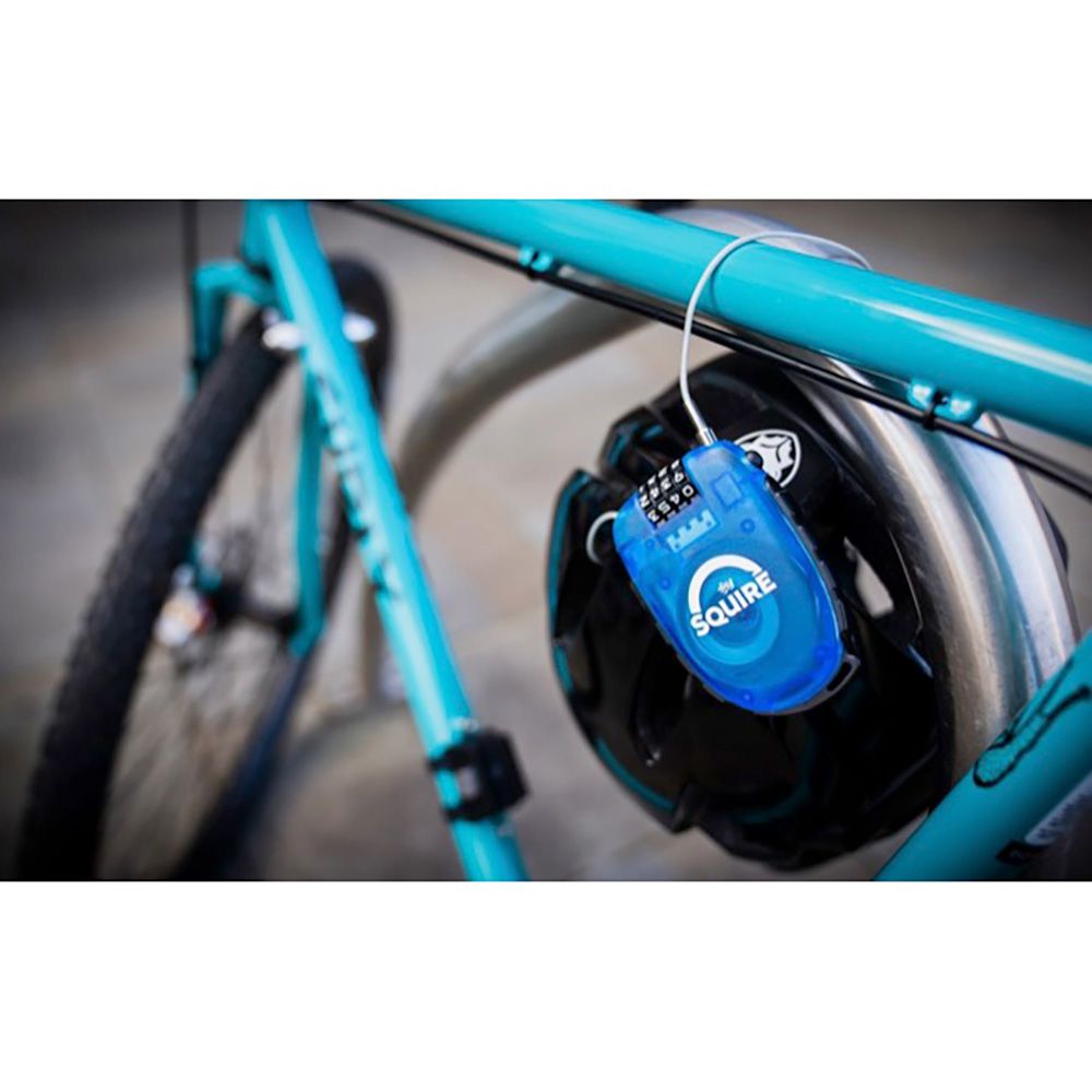 Candado combinacion con cable retráctil 900 mm