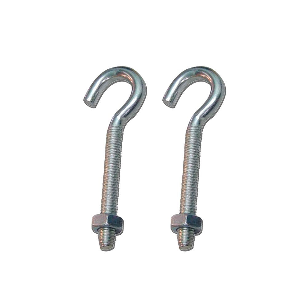 Hembrilla abierta con tuerca hm02, m6 x 50 mm, zincado, blister 2 uds