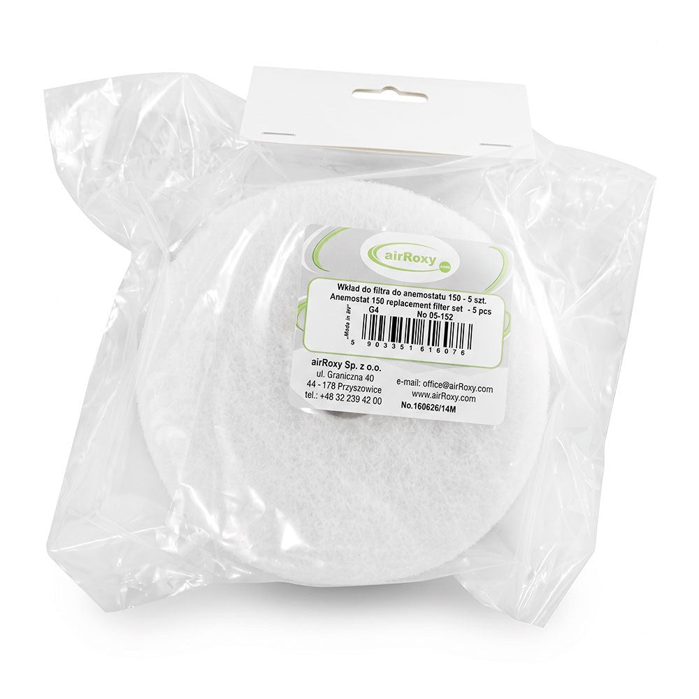 Filtro para difusor de aire ø 150 mm, clase g4, 5 uds, blister