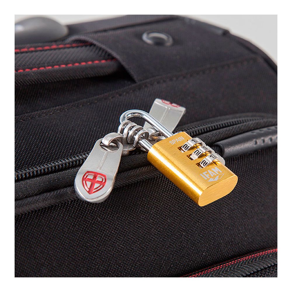 Candado col combi30 negro 30mm. arco ø5mm. con combinación. ifam