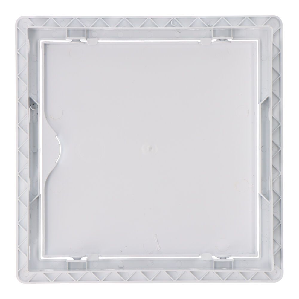 Tapa de registro cuadrada empotrable abs 15x15cm blanca