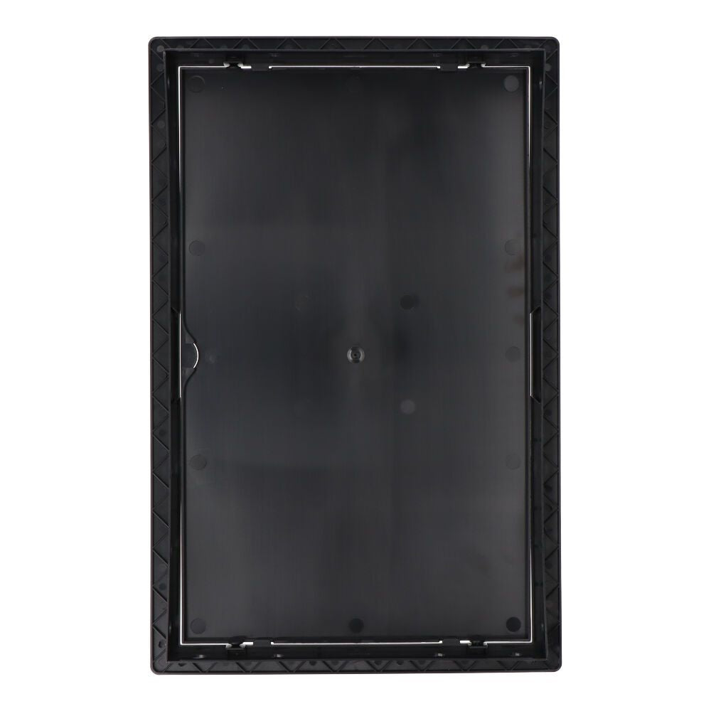 Tapa de registro rectangular empotrable abs 25x40cm gris antracita