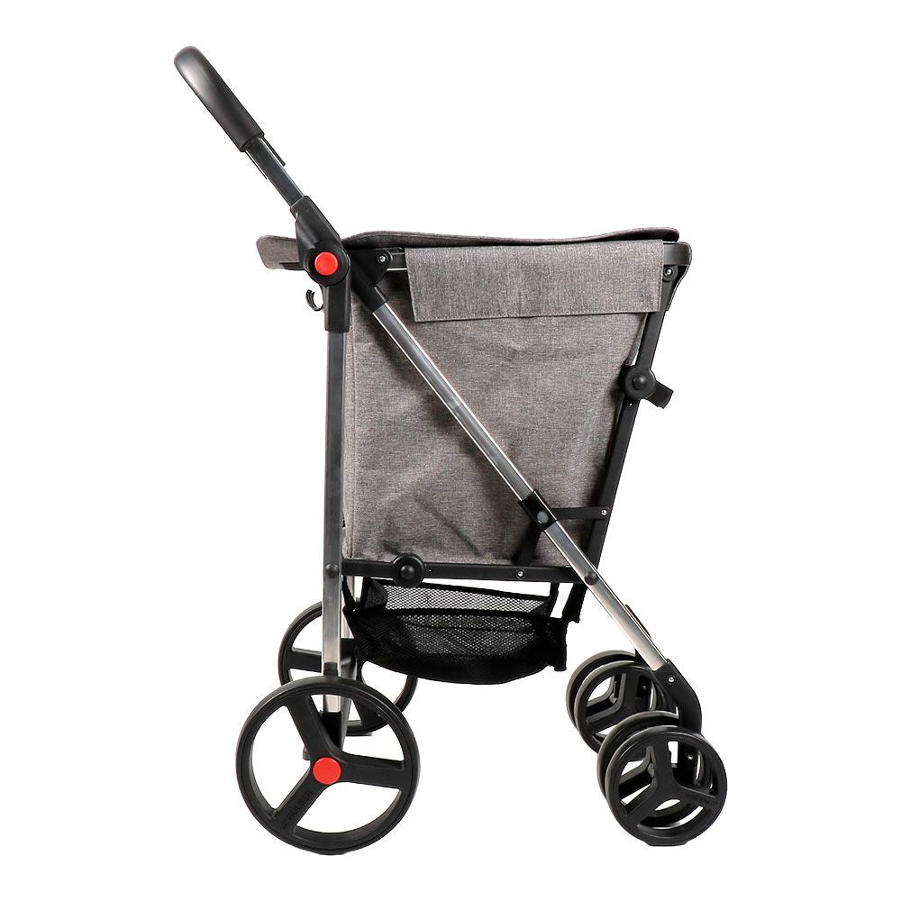 Carro de la compra basket mf 4b gris