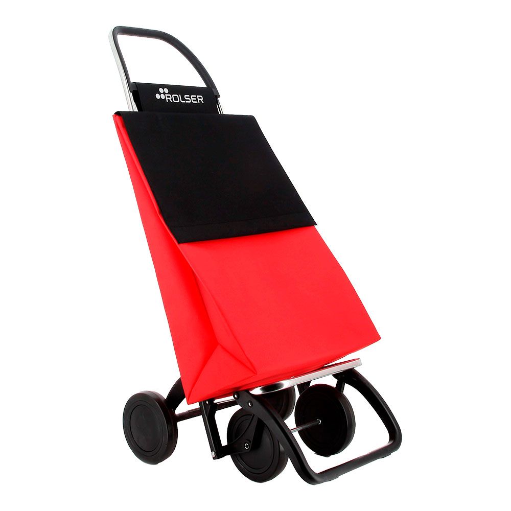 Carro de la compra basic ln 4 rojo - negro