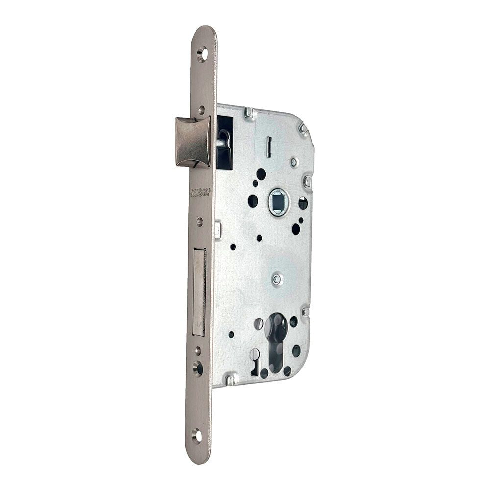 Cerradura embutir c/r cre05 50/70 mm níquel satinado