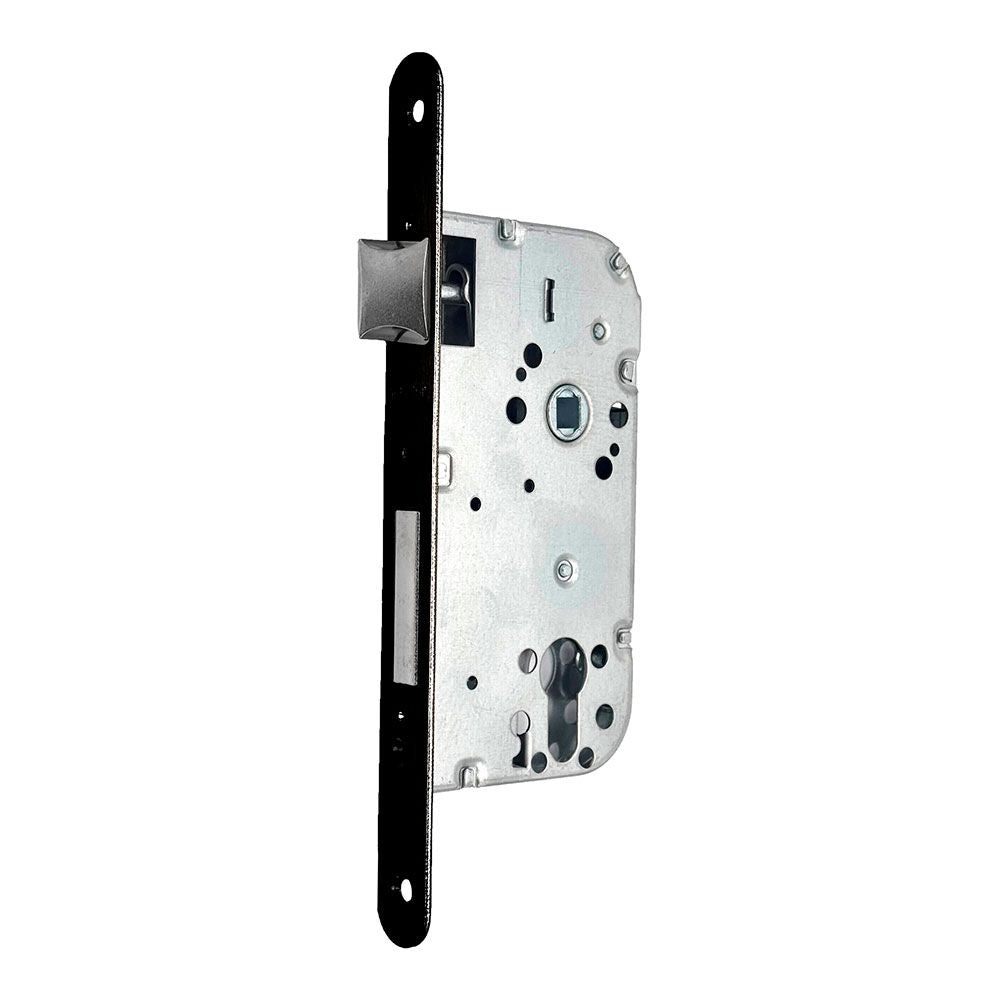 Cerradura embutir c/r cre05 50/70 mm negra