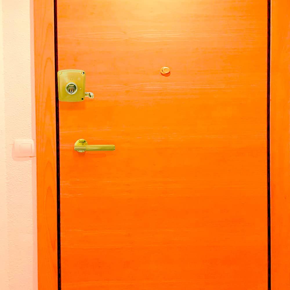 Cerradura sobreponer crs02 derecha 60 x 120 mm pintado oro