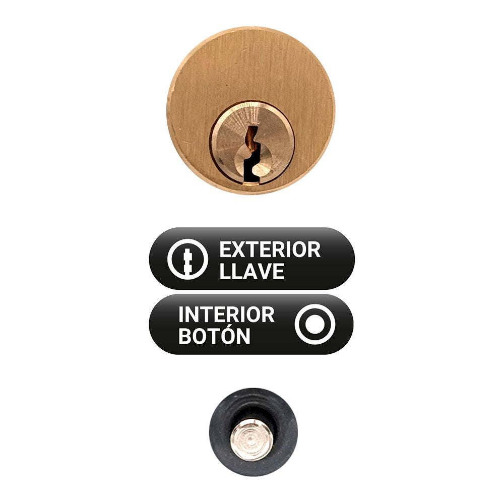 Cerrojo sobreponer crr06 105b/50 mm pintado gris