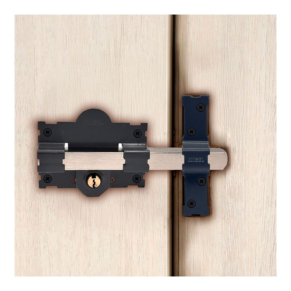 Cerrojo sobreponer crr07 105l/70 mm pintado gris