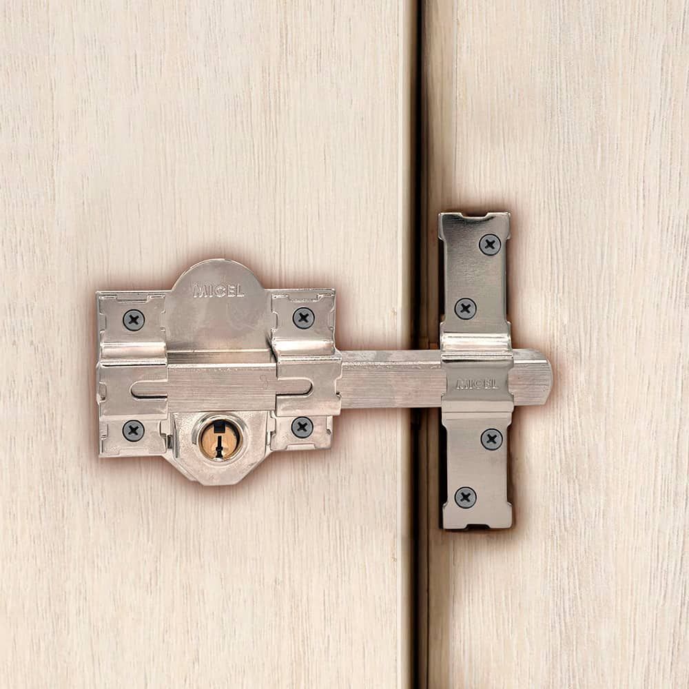 Cerrojo sobreponer crr09 86l/50 mm níquel