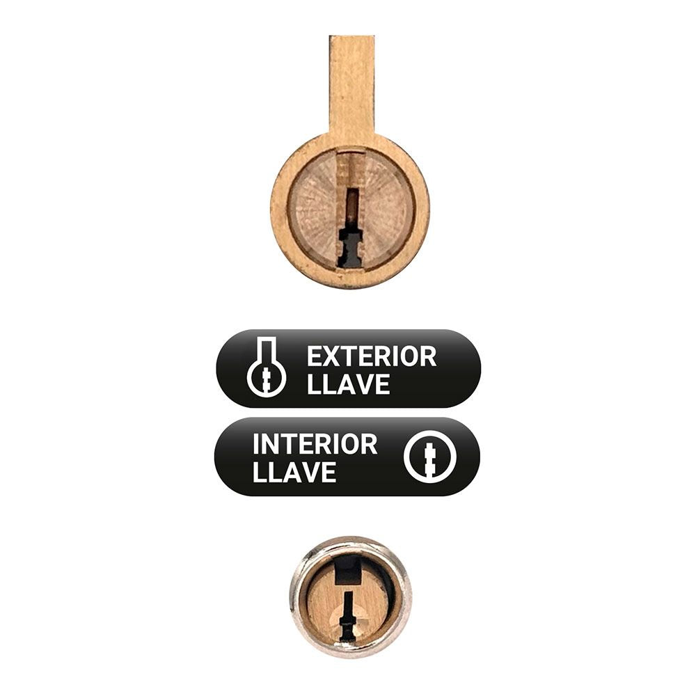 Cerrojo sobreponer crr09 86l/50 mm pintado gris