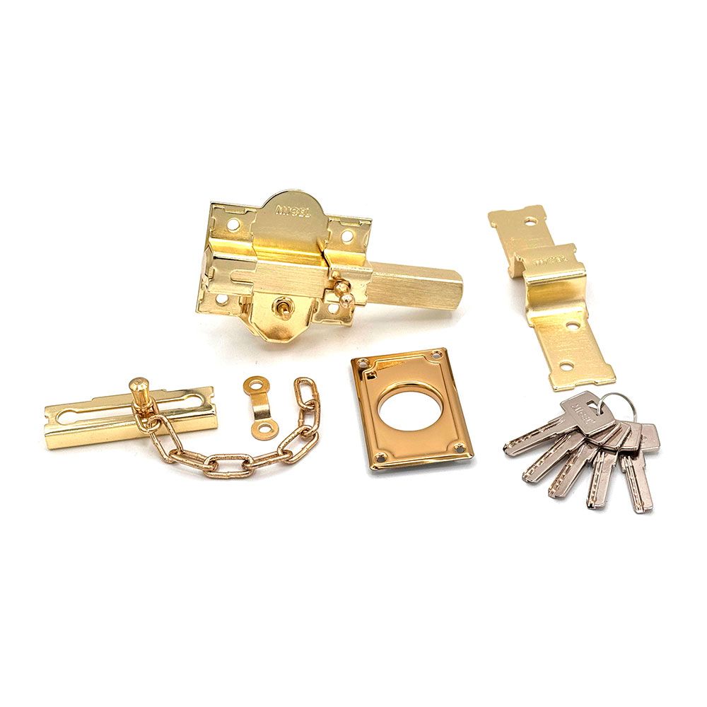 Cerrojo sobreponer crr10 86b/50 mm latón satinado