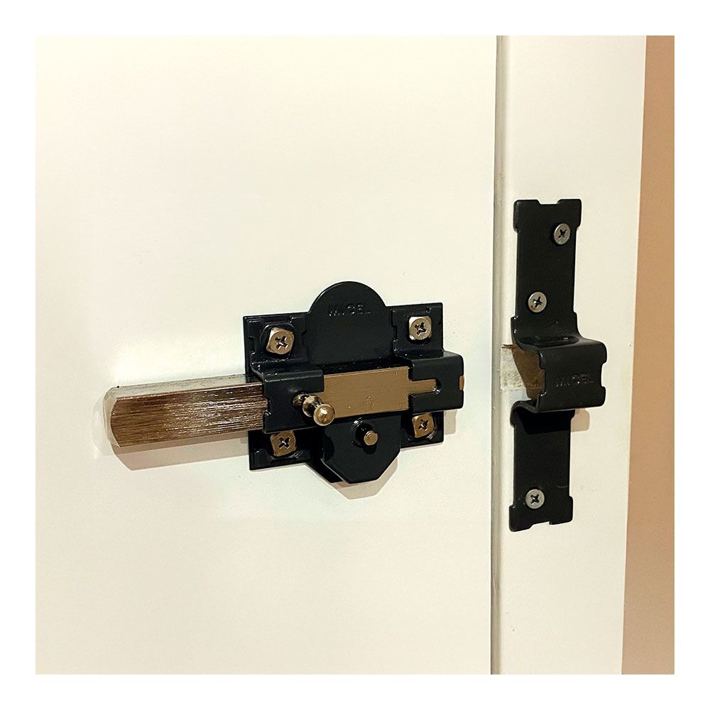 Cerrojo sobreponer crr10 86b/50 mm pintado gris