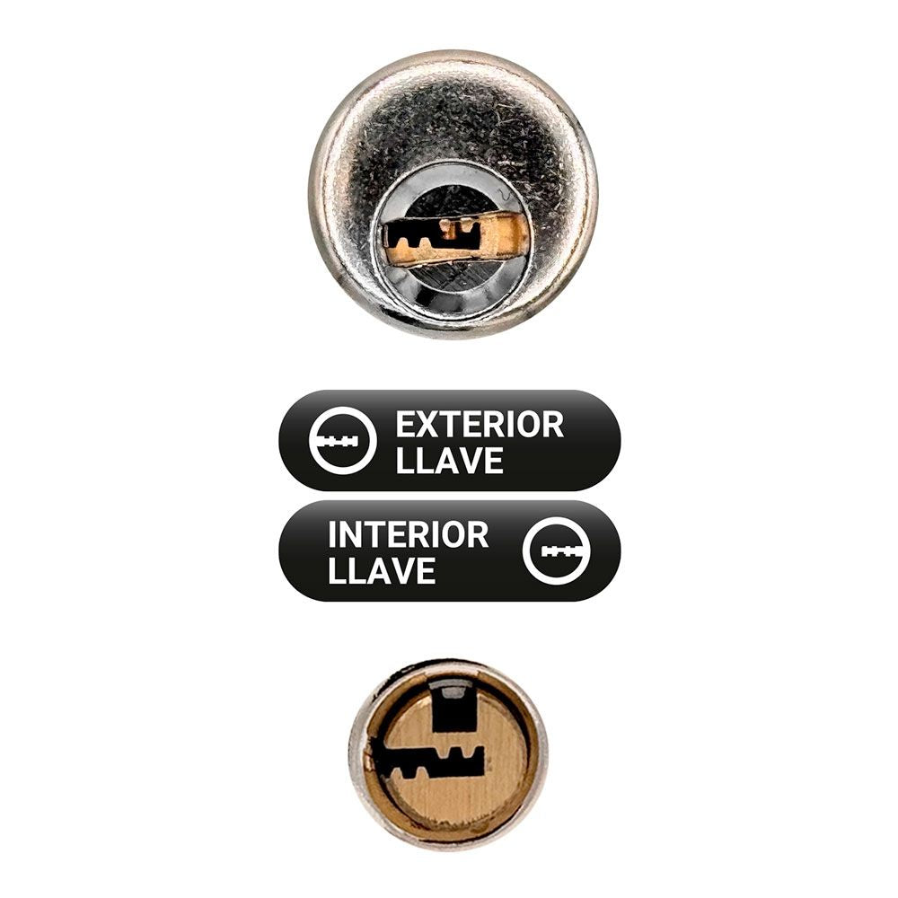 Cerrojo sobreponer crr11 86l/50 mm níquel