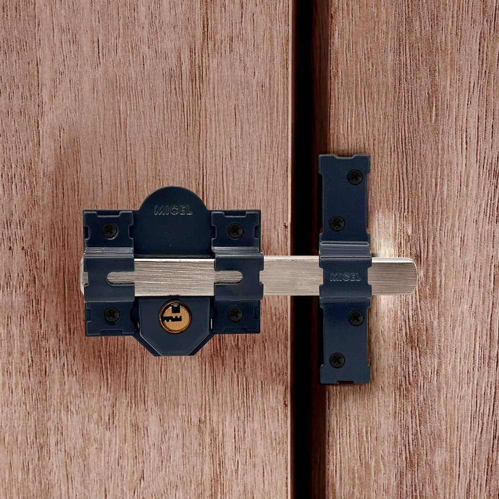 Cerrojo sobreponer crr11 86l/50 mm pintado gris