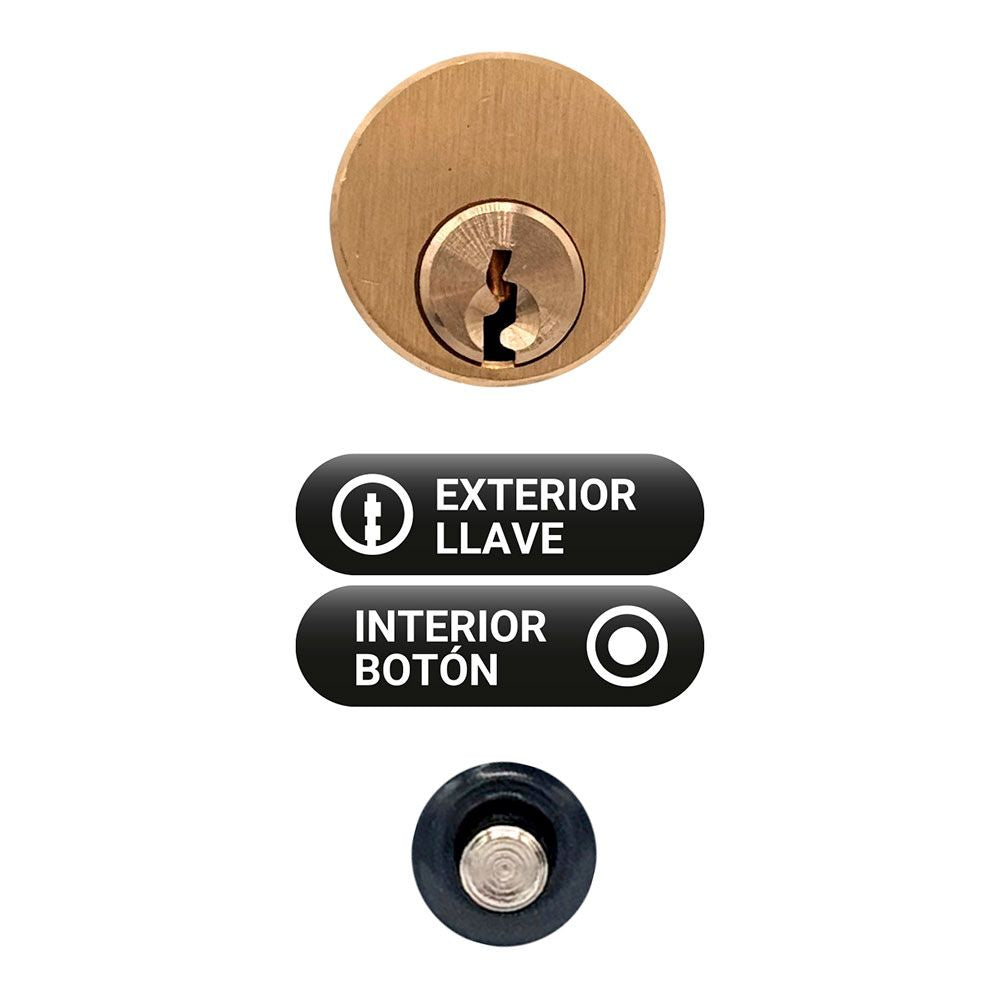 Cerrojo sobreponer crr12 86b/50 mm pintado gris