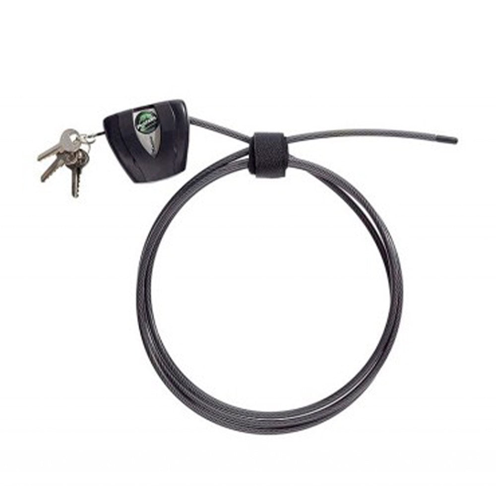 Cable de acero trenzado, python, ajustable, con llave, ø0,5 x 180 cm, blister