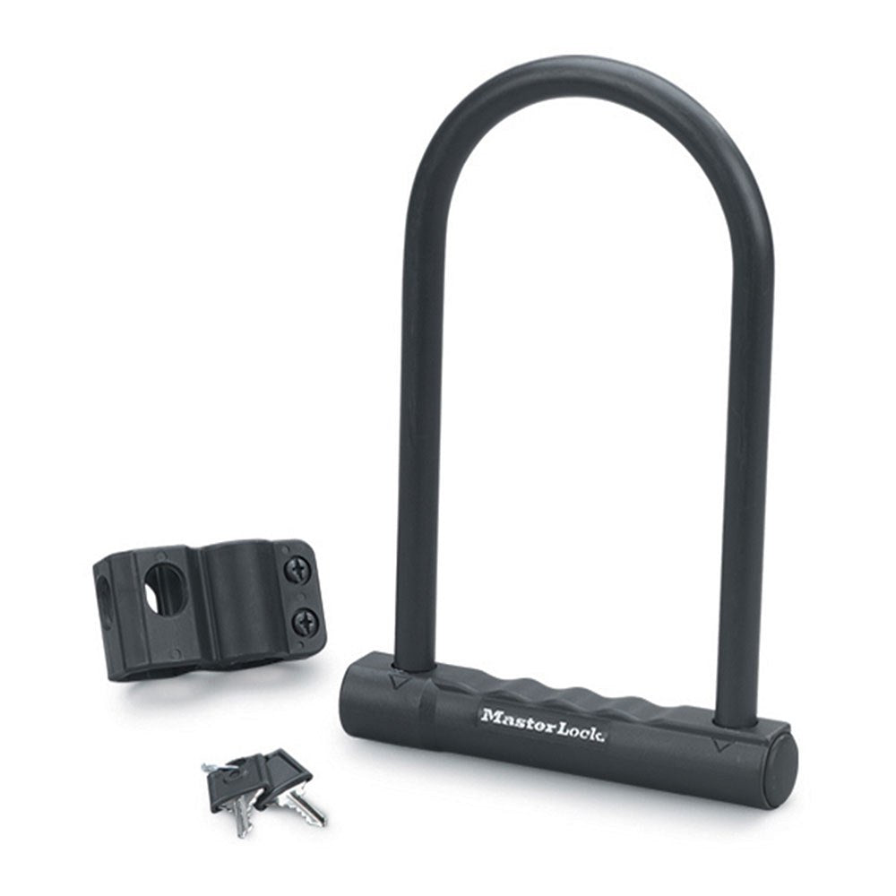 Candado en u, bike security, antirrobo, con llave y soporte de fijación universal