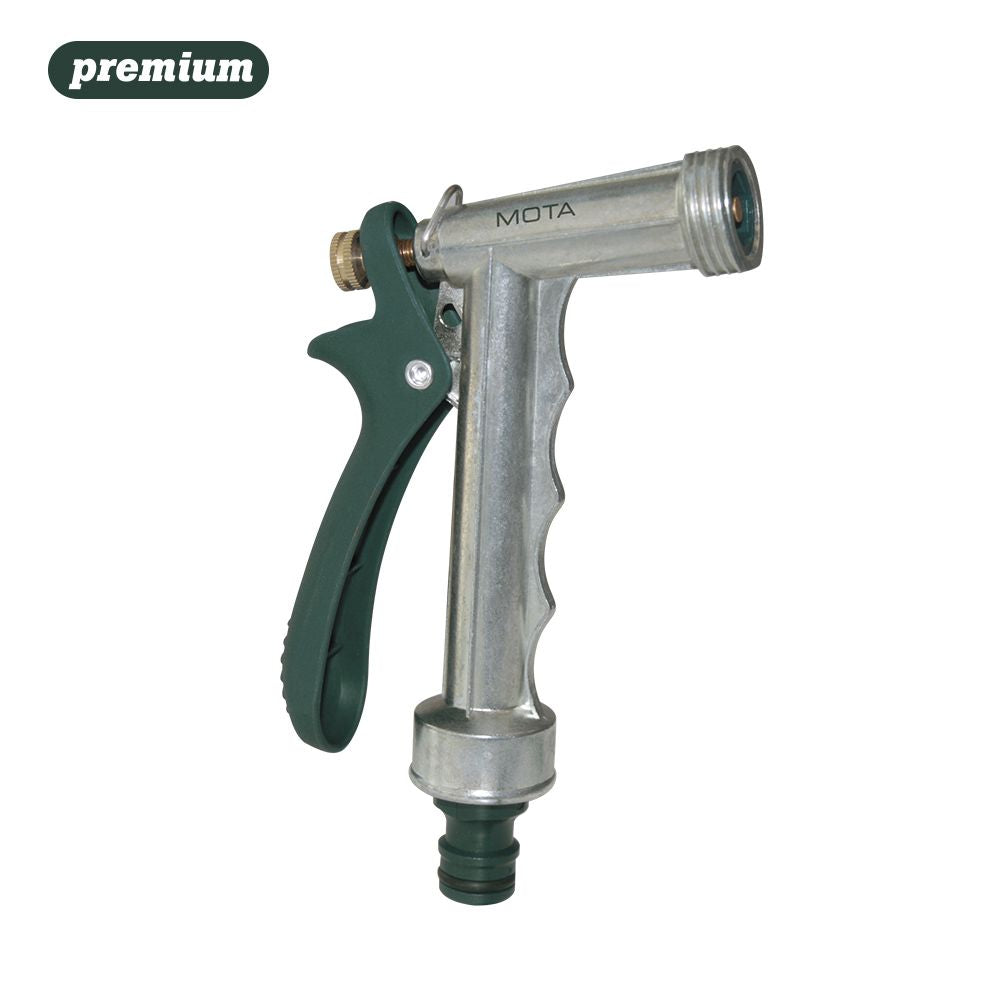 Pistola de riego aluminio ar12 con conector