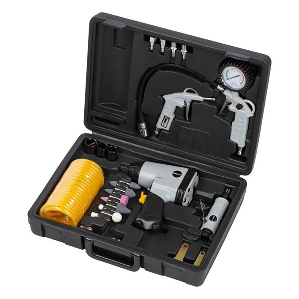 Kit herramientas neumáticas, juego 25 piezas