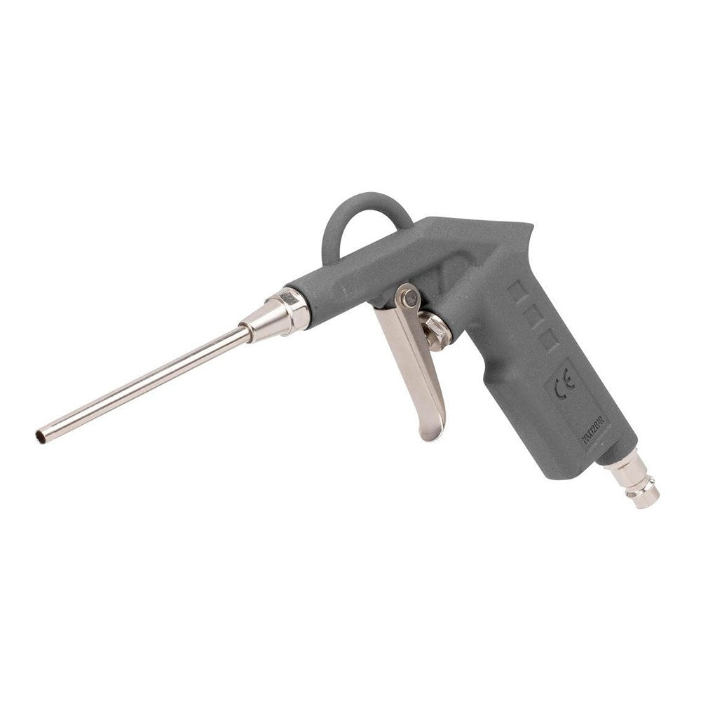 Pistola de sopletear neumática con pico largo de 10 cm
