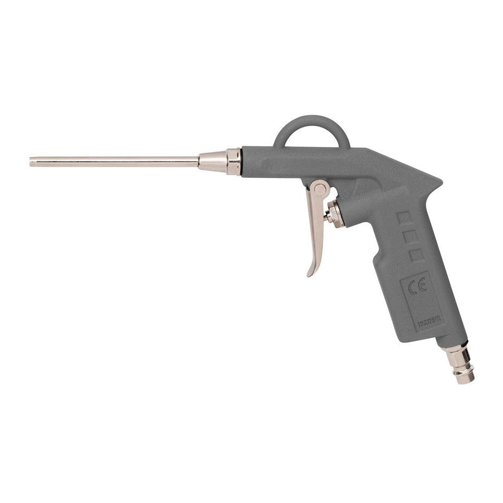 Pistola de sopletear neumática con pico largo de 10 cm