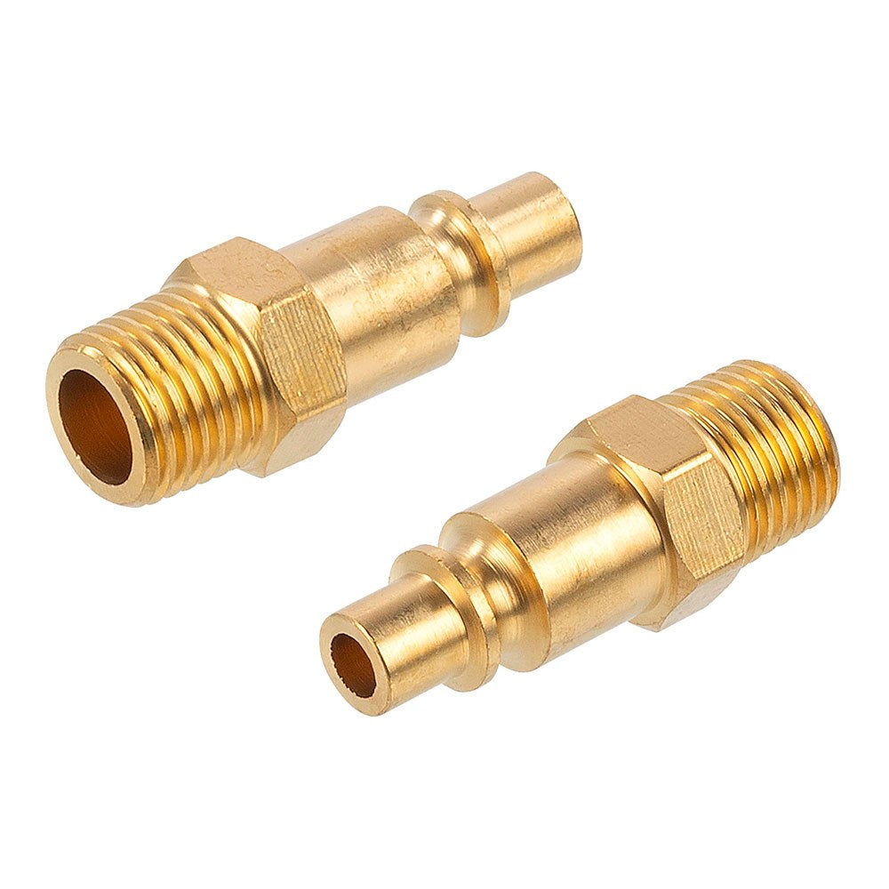 Conectores orion latón macho rosca macho ¼ pulg, 2 uds