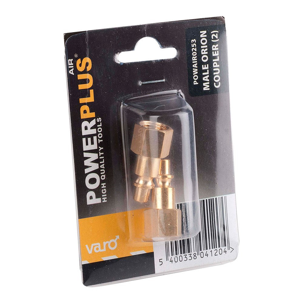 Conectores orion latón macho rosca hembra ¼ pulg, 2 uds