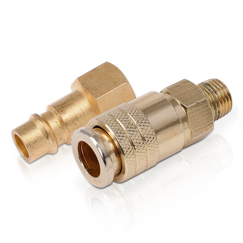 Conectores adaptador euro macho / orion hembra ¼ pulg, 2 piezas