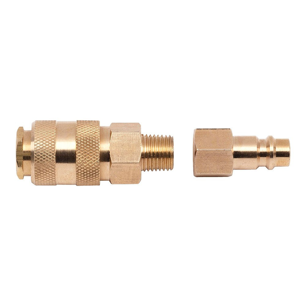 Conectores adaptador euro macho / orion hembra ¼ pulg, 2 piezas