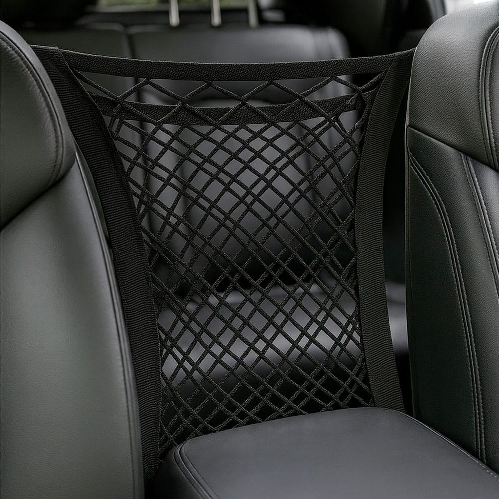 Protector para asiento de coche, enganche cinturón y separador para mascotas