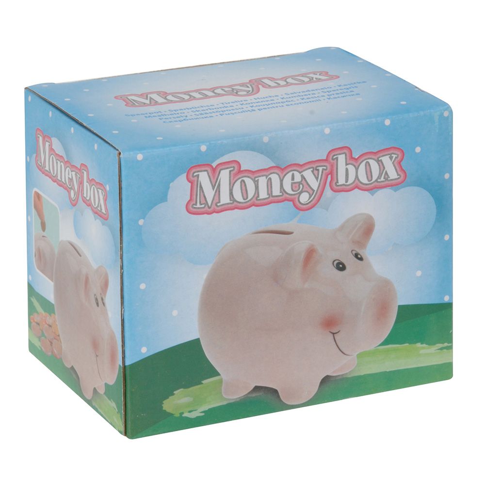 Hucha cerdito rosa 115 x 91 x 91 mm