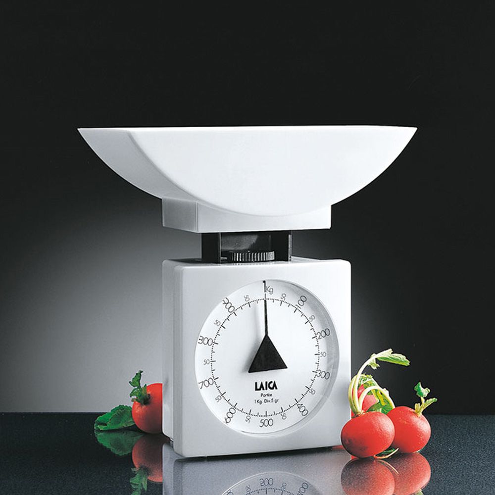 Balanza mecánica con bol blanca 1kg