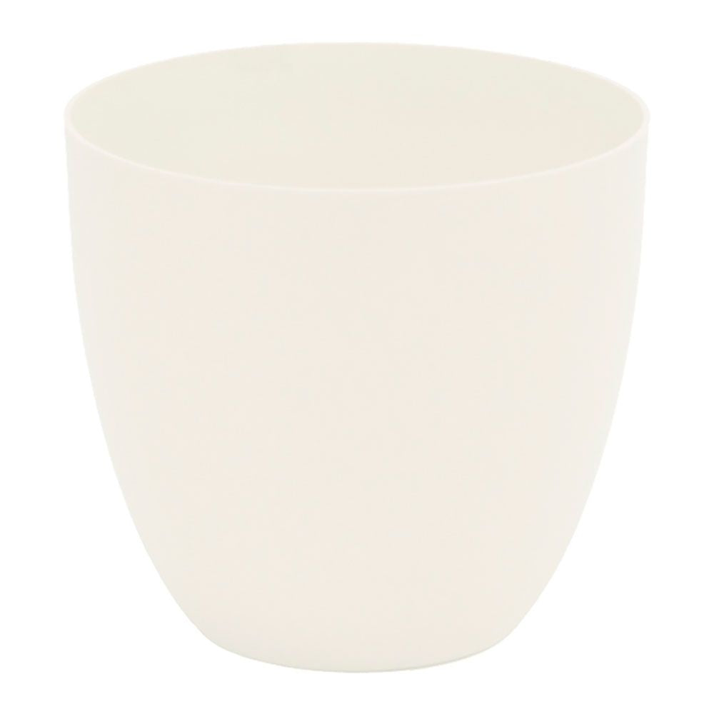 Maceta de inyección modelo cuenco color blanco ø38 cm