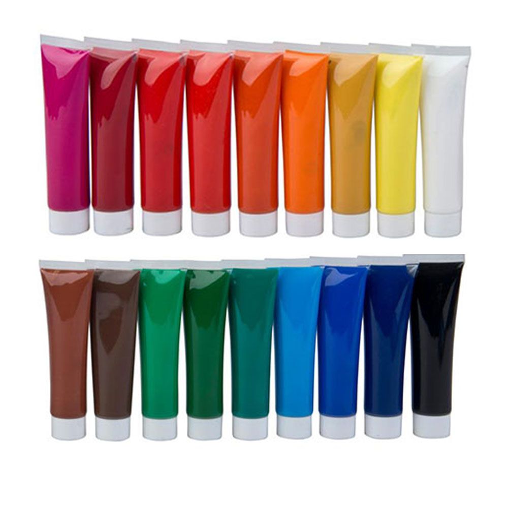 Pinturas acrílicas 36 ml, 18 uds, caja