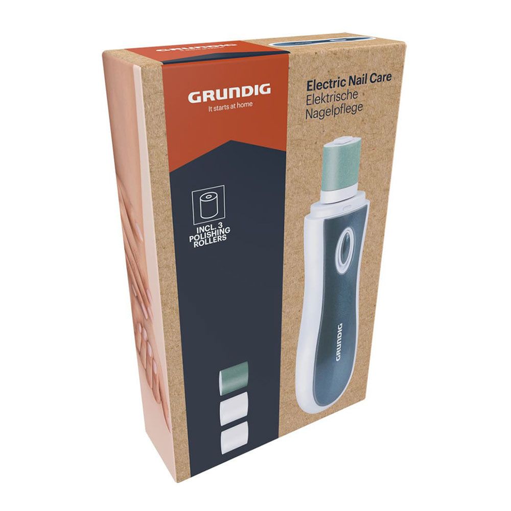 Pulidor de uñas, con 3 rodillos pulidores